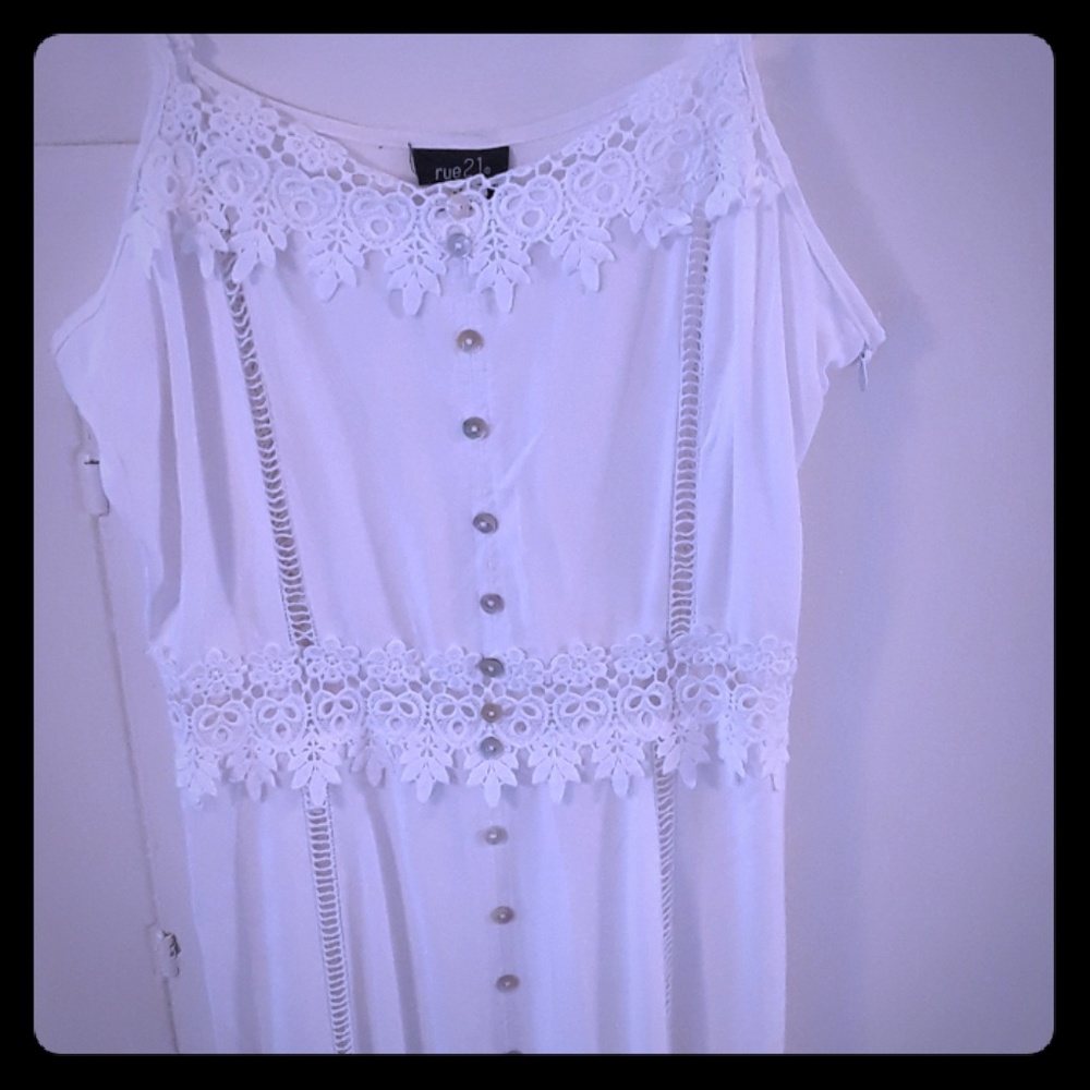 White spring dress
